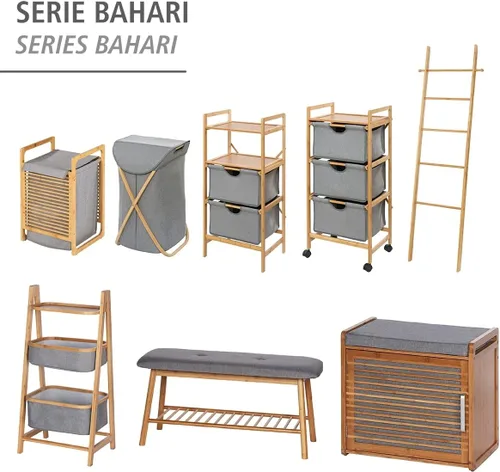 Miniatura 4 de Wenko Cesto Pongotodo Bahari, Bambú