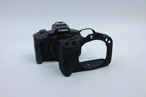 Miniatura 6 de Funda para Canon Eos R50, ultrafina, ligera, de goma, suave, de silicona, para Canon Eos R50 (negro)