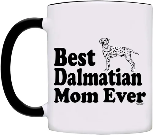 Miniatura 2 de Taza Best Dalmatian Mom Ever Taza de café-0090-Negro