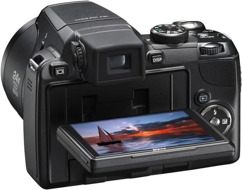 Miniatura 3 de Nikon Coolpix P90 - Cámara digital de 12,1 MP con zoom de reducción de vibración óptica de gran angular (VR) de 24 x y LCD de inclinación de 3
