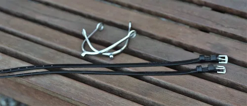 Miniatura 6 de Huntley Equestrian Correas de cuero resistentes y duraderas de alta calidad, cierre de hebilla de acero inoxidable, color negro