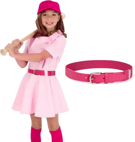 AWAYTR Cinturón de béisbol para adultos y jóvenes, cinturones elásticos ajustables para sóftbol para niños y niñas