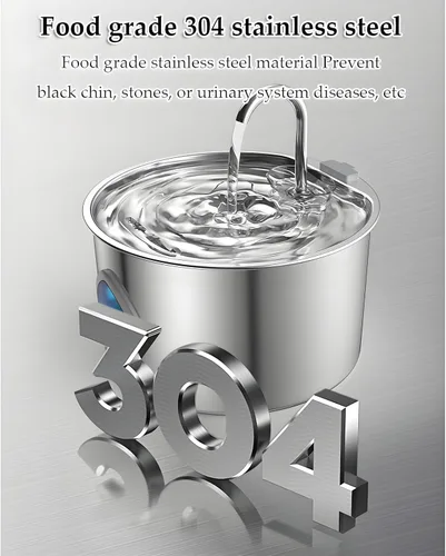 Miniatura 2 de Pawdrate - Fuente de agua para perro, dispensador automático de agua para perros y gatos con bomba silenciosa, gran capacidad de 3.2 L, 3 modos