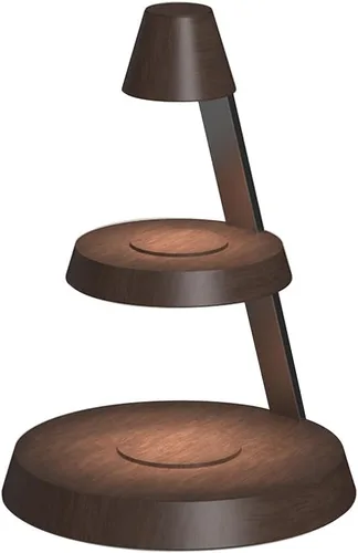 Miniatura 7 de Cargador inalámbrico magnético 3 en 1 torre vertical de doble capa luz nocturna de alta potencia conveniente compatible con teléfonos