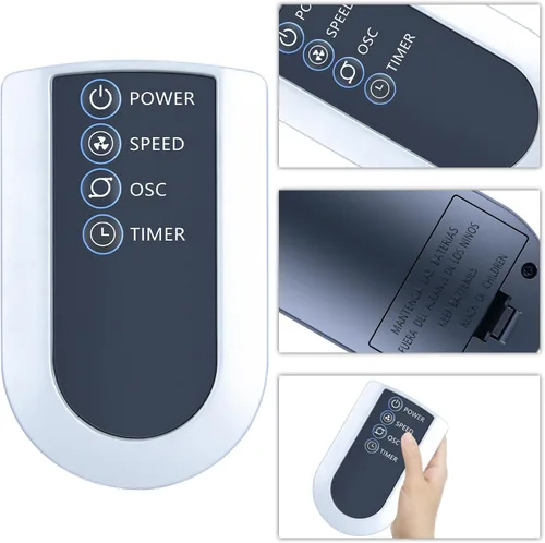 Miniatura 5 de PZL Control remoto de repuesto para ventilador de torre oscilante Lasko U35115 2033667 2033667A M18950 M16950 S18961 S18635 2510 2511 2711 T38301