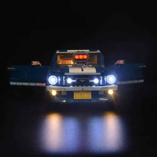 Miniatura 3 de Kyglaring Kit de luces LED compatible con Lego 10265 - Juego de luces para (Creator Ford Mustang) modelo de bloques de construcción