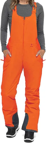 Miniatura 2 de Multitrust Pantalones de nieve impermeables para mujer, overol de esquí con aislamiento, snowboard y bolsillo