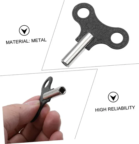 Miniatura 7 de DOITOOL Juego de llaves de reloj de metal, llave de relojería para el hogar, llave de bobinado para accesorios de reloj