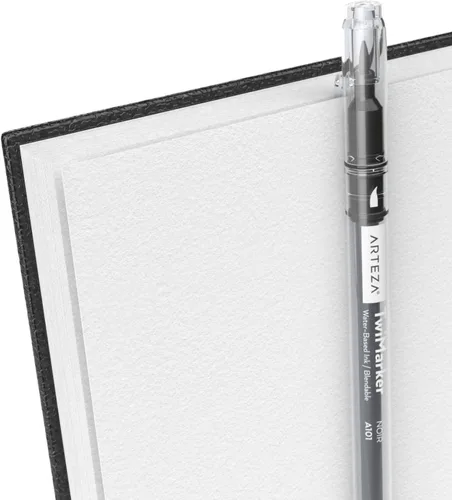 Miniatura 3 de Arteza - Cuaderno para bocetos, tapa dura Negro