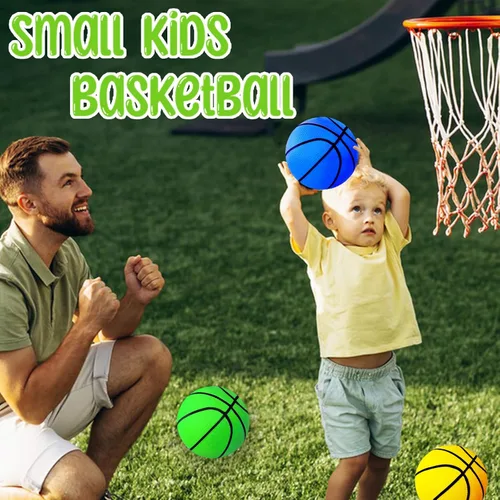 Miniatura 6 de 6 mini pelotas de baloncesto de juguete de 5 pulgadas, colorido baloncesto inflable de goma con bomba para niños pequeños, piscina, aro