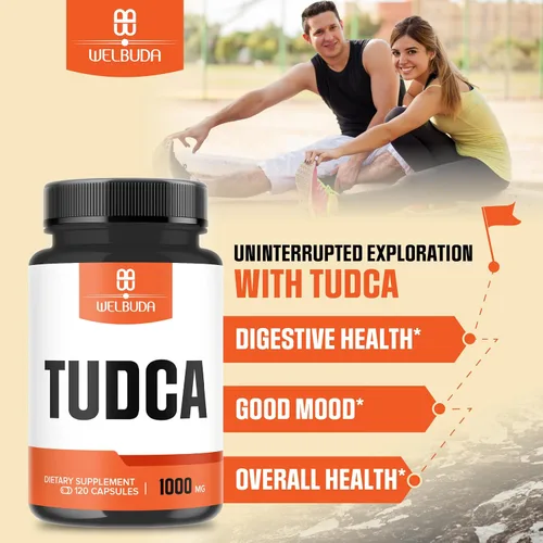 Miniatura 3 de Suplemento Tudca 8 en 1 de 1000 mg – 120 cápsulas durante 2 meses – Extra fuerte con cardo mariano, probióticos, raíz de remolacha, diente de león