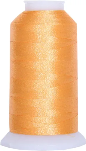 Miniatura 9 de Carretes de hilo de poliéster, 1000 m – 160 colores – Peso del hilo: 40 40wt trilobal polyester embroidery thread with bright sheen. Works with
