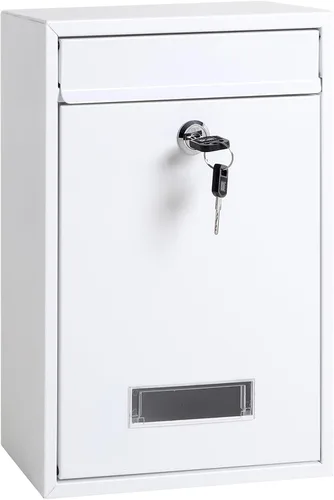 Miniatura 12 de Buzones con Cerradura Montados en la Pared Verticales – Jssmst Buzón de Correo con Cerradura de Llave y Ranura de Depósito de Capacidad Media