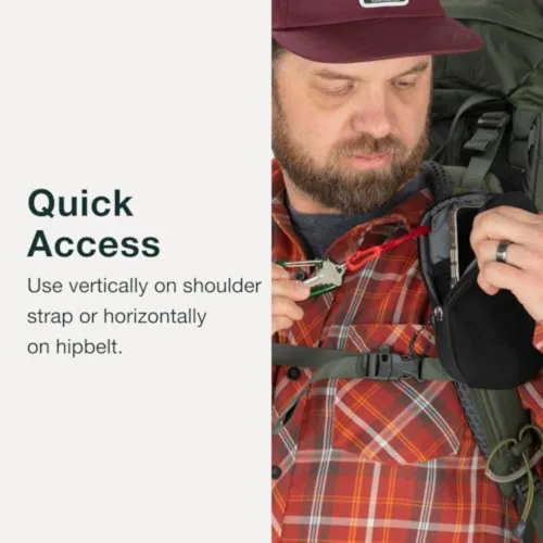 Miniatura 4 de Osprey Bolsillo de mochila acolchado, negro