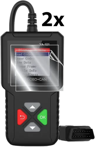 Miniatura 2 de IPG Protector de pantalla para lector de código automático EDIAG OBD2 Scanner YA-101 (2 unidades) Protector de pantalla invisible de hidrogel