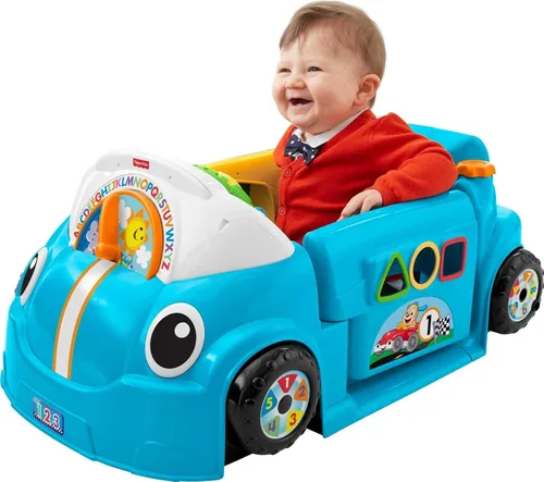 Miniatura 7 de Laugh & Learn Etapas de Smart Crawl Azul alrededor coche, Auto Smart Stages, rosa, Rosado