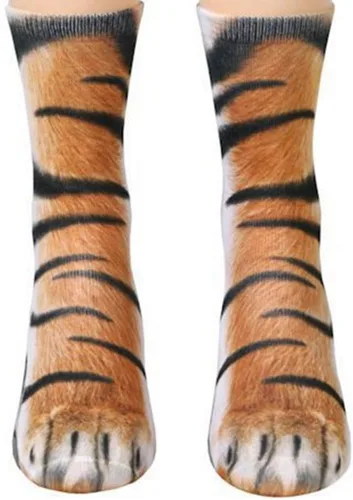 Calcetines con diseño de pata de animal, divertidos regalos de Navidad, para adultos, hombres, mujeres, adolescentes, niños, regalos de broma