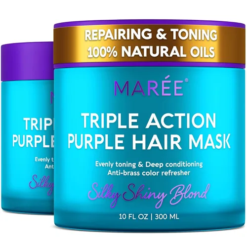 Miniatura 12 de MAREE Mascarilla Capilar de Acondicionador Profundo para Cabello Dañado – Tratamiento Capilar de Aceite de Argán y Biotina Jojoba – Mascarilla