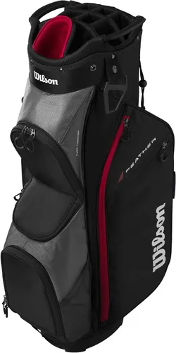 Wilson Bolsa de Carrito de Golf Feather - Negro/Gris/Rojo