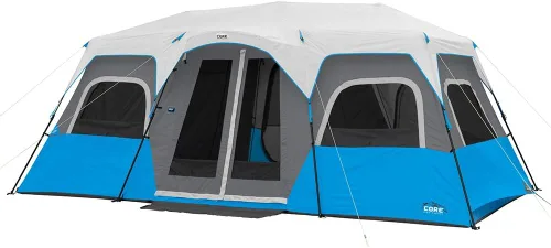 Miniatura 11 de CORE Instant Cabin Tents with LED Lights Family Multi Room Lighted Pop Up Tents for Camping Included Storage Pockets for Camping Accessories