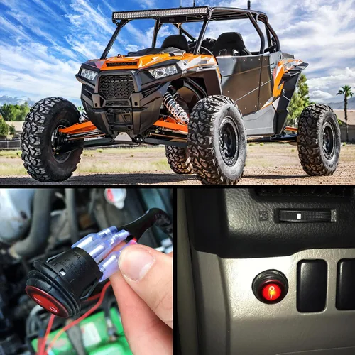 Miniatura 8 de Nilight Kit de arnés de cableado de barra de luz LED de cobre, 1 cable de 12 AWG resistente 12 V, interruptor de encendido y apagado, fusible