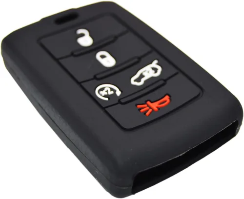 Miniatura 4 de Funda protectora de silicona para llavero de 5 botones para Jeep Grand Cherokee Grand Wagoneer y Dodge Charger Daytona EV Electric 2024+