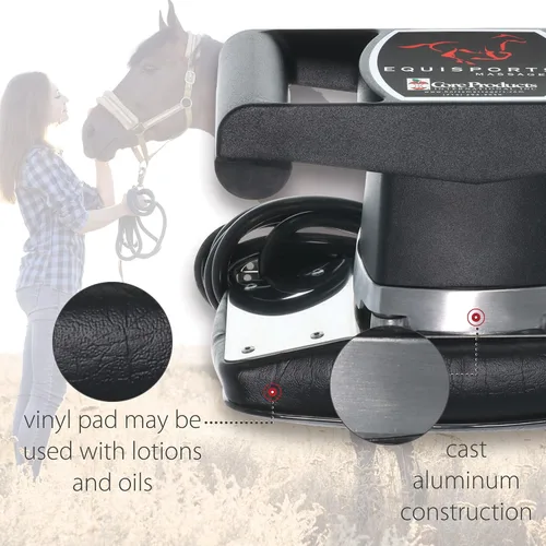Miniatura 7 de Core Products Equisports Masajeador de velocidad variable calmante para tejido profundo para caballos y equinos