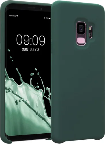Miniatura 183 de kwmobile Funda compatible con Samsung Galaxy S22 - Funda de silicona TPU con acabado suave - Blue Reef