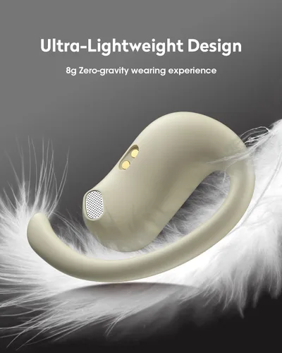 Miniatura 7 de Auriculares abiertos, auriculares abiertos de 50 horas, Bluetooth 5.4, IPX6, auriculares abiertos inalámbricos con gancho para la oreja, estéreo