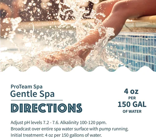 Miniatura 5 de ProTeam Gentle Spa - Suavizante y acondicionador de agua para bañera de hidromasaje, suaviza el agua dura, previene las líneas de espuma