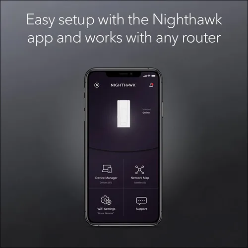 Miniatura 6 de NETGEAR Extensor de alcance WiFi 7 (EXS18) - Extensor de rango de señal de Internet inalámbrico de doble banda BE3600 (hasta 3.6 Gbps de velocidad)