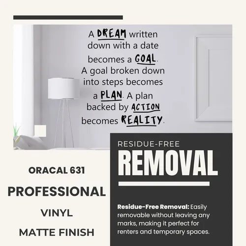 Miniatura 4 de Calcomanía motivacional e inspiradora para pared de oficina, citas de vinilo para negocios, trabajo en equipo, palabras y decir decoración positiva