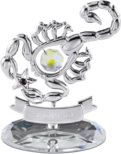 Miniatura 45 de CRYSTOCRAFT Regalo de sagitario, adorno de constelación con cristal austriaco, adorno de cristal de signo del zodiaco, colección de decoración