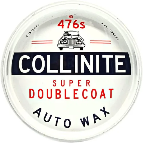 Collinite 476 Super Doublecoat Wax-Carnauba + Sellador de Polímero - Brillo de Alto Lustre + Formación de Gotas Hidrofóbicas Ultra Duraderas y