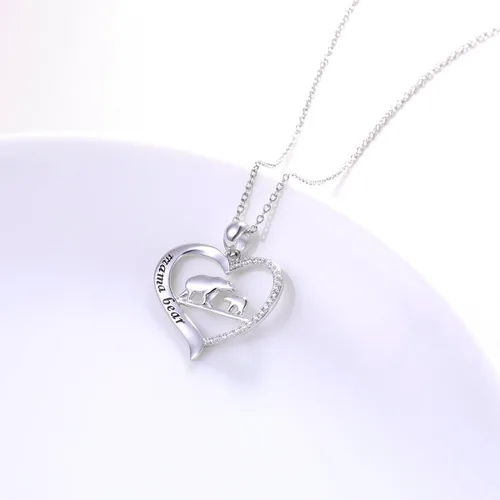 Miniatura 3 de Collar de plata esterlina para mamá, regalo para el día de la madre, dije o brazalete para mamá