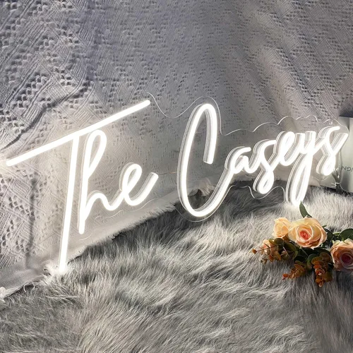 Miniatura 5 de Letreros de neón personalizados para decoración de pared, letrero de luces LED grandes de neón, letrero de neón personalizable para decoración