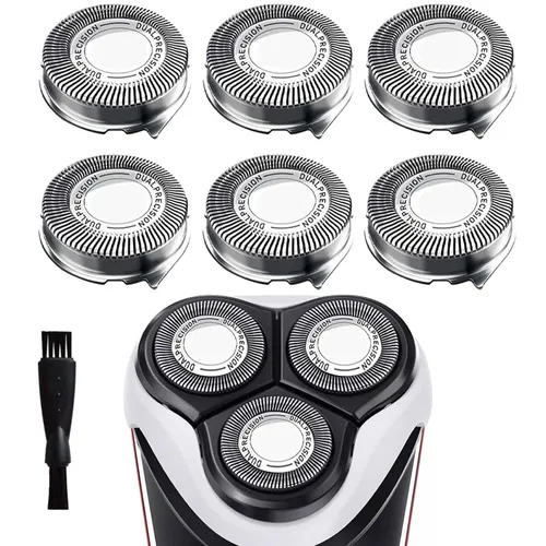 Gleway HQ8 - Cabezales de repuesto compatibles con afeitadoras Philips Razor y Aquatec, cuchillas de afeitar HQ8 para cabezales PT720 AT880 AT810,