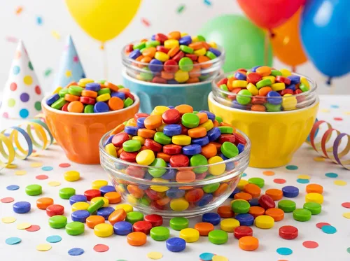 Miniatura 4 de Sour Candy Bites Limón, Limón, Naranja, Azul Frambuesa y Cereza, 1 libra intensamente ácida, bolsa masticable dulce fresca a granel para compartir