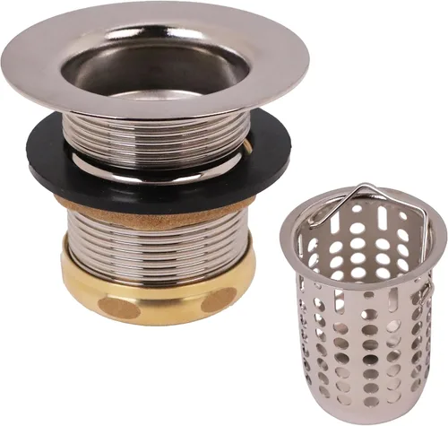 Miniatura 11 de Westbrass D218-12 Conjunto de drenaje de fregadero de lavandería y barra junior con cesta coladora extraíble, bronce aceitado Oil Rubbed Bronze