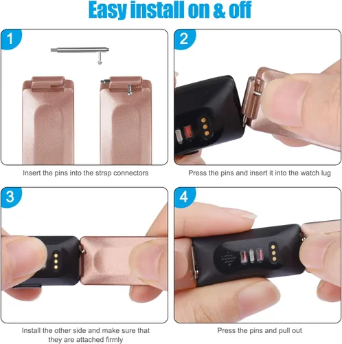 Miniatura 7 de Tobfit - Correas de reloj deportivas compatibles con Fitbit Inspire HR/Inspire/Ace 2 Fitness Tracker, para mujeres y hombres, pequeñas y grandes