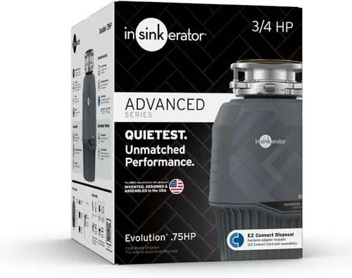 Miniatura 11 de InSinkErator EVOLUTION 0.75HP 3/4 HP, Advanced Series EZ Connect - Eliminación de basura de alimentación continua para alimentos y residuos