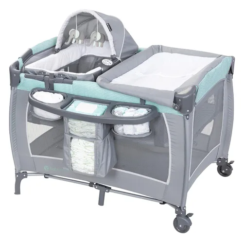 Miniatura 7 de Baby Trend Lil' Snooze™ Deluxe II Nursery Center® Playard, Funfetti color fantasía (Funfetti)