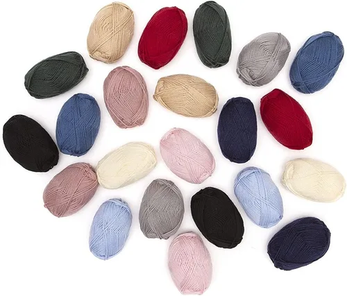 Miniatura 6 de 100% lana pura Superwash de Alpaca Warehouse, juego de 3 madejas (150 gramos) de peso DK - Procedencia directa de Perú - Celestialmente suave