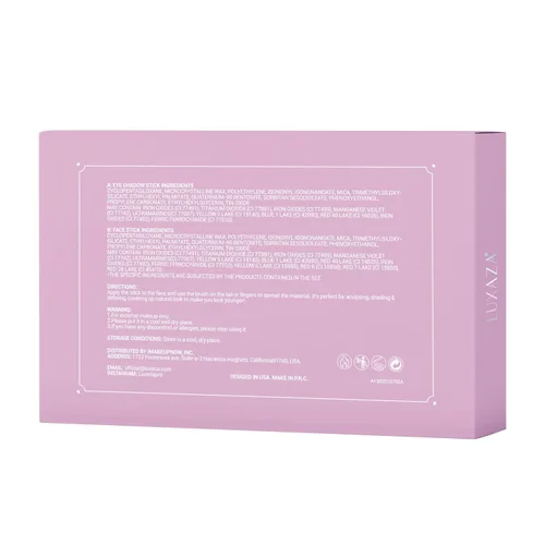 Miniatura 7 de 10 barras de sombra de ojos, brillo y neutro, color rosa champán, metálico, lápiz de sombra de ojos color crema con resistente a las manchas y al
