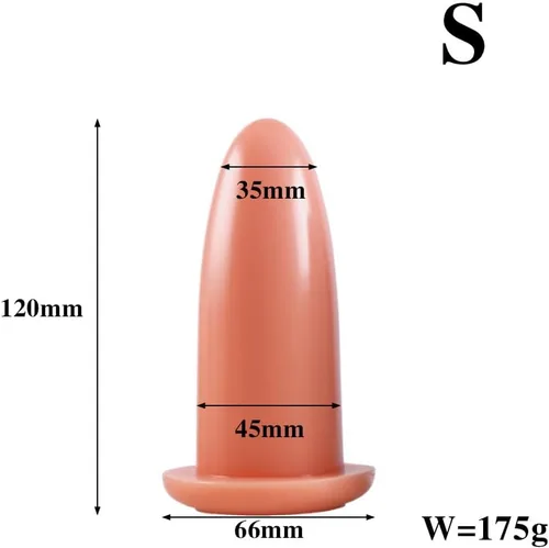 Miniatura 5 de Enchufe anal flexible y suave líquido masajeador de próstata anal fuerte juguete anal de silicona expande cuentas anales enchufe para hombres, Piel