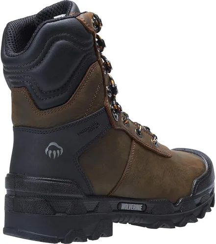 Miniatura 9 de Wolverine Warrior, hombre, marrón, punta comp, EH, Mt, WP, bota de 8 pulgadas, Marrón