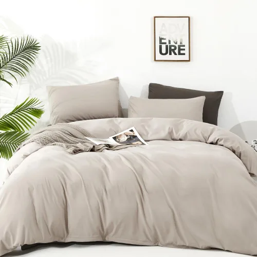 Miniatura 21 de CLOTHKNOW Juego de edredón a rayas tamaño King de 3 piezas, juego de edredón negro y blanco, edredón suave de estilo granja con 2 fundas de almohada