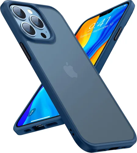 Miniatura 27 de TORRAS - Funda a prueba de golpes para iPhone SE 2022/iPhone SE 2020/iPhone 7, certificado de caída militar, parte trasera dura, semitransparente