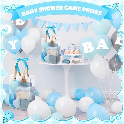 Miniatura 4 de 74 piezas de premios de baby shower para ganadores de juegos, regalos de baby shower, incluyendo diadema, cepillo para el cabello, joyero con bolsa