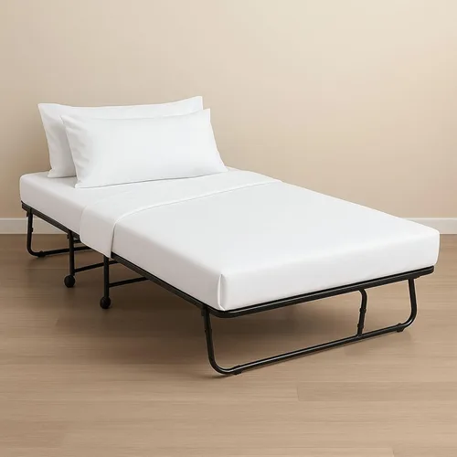 Miniatura 11 de Juego de sábanas bajeras de 4 piezas de 33 x 75 pulgadas, 100 % algodón, perfecto para cama de matrimonio estrecho, cama de campamento, cuna de Lino